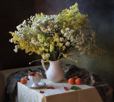 Summer Wildflower Still Life by Tatyana Skorokhod