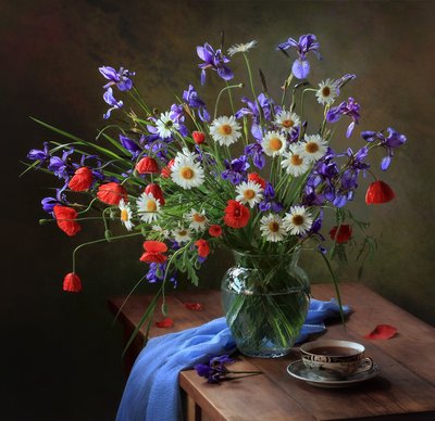 Vibrant Floral Still Life by Tatyana Skorokhod
