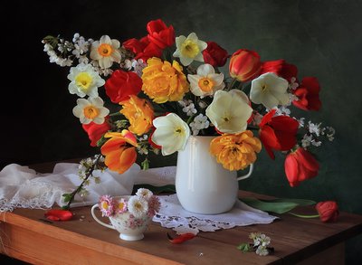 Vibrant Spring Bouquet by Tatyana Skorokhod