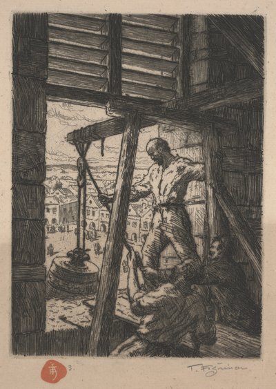 Fetching Down the Bell in the War I by Tavík František Šimon