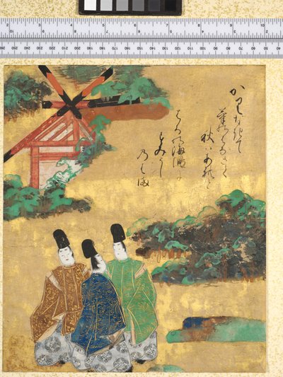 The Beach at Sumiyoshi, illustration from 