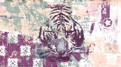 Tiger Abstraction by Teis Albers