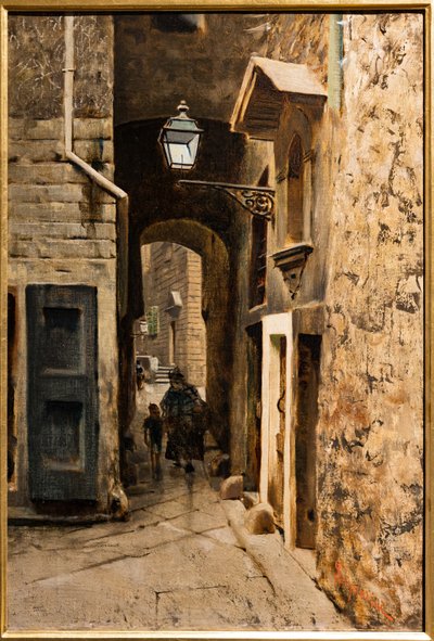Cavalieri Street in the Old Ghetto of Florence, c.1882 by Telemaco Signorini