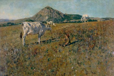 Pasture in Pietramala by Telemaco Signorini