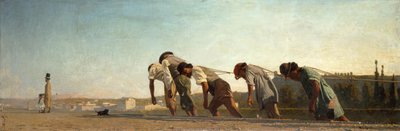 T. Signorini, The Towpath / Painting, 1864/65 by Telemaco Signorini