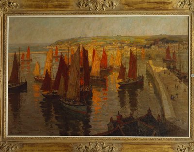 Red and Gold, Brixham by Terrick Williams