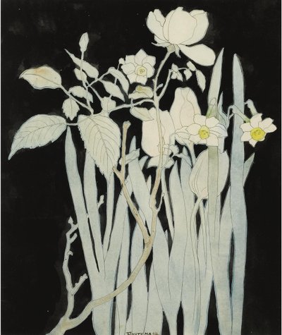 Daffodils and Roses by Theo van Hoytema