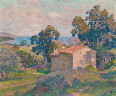 Landscape from Provence by Théo van Rysselberghe