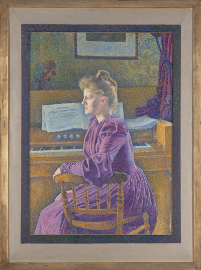 Maria Sèthe at the Harmonium by Théo van Rysselberghe