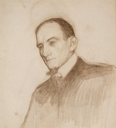 Portrait of Félix Fénéon by Théo van Rysselberghe