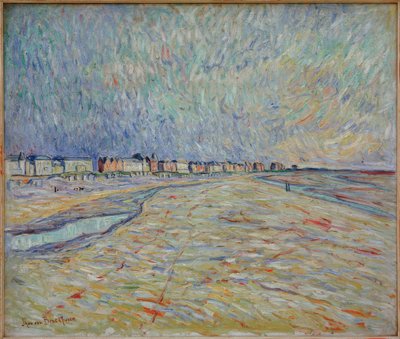 Houses on the Beach I by Theo von Brockhusen