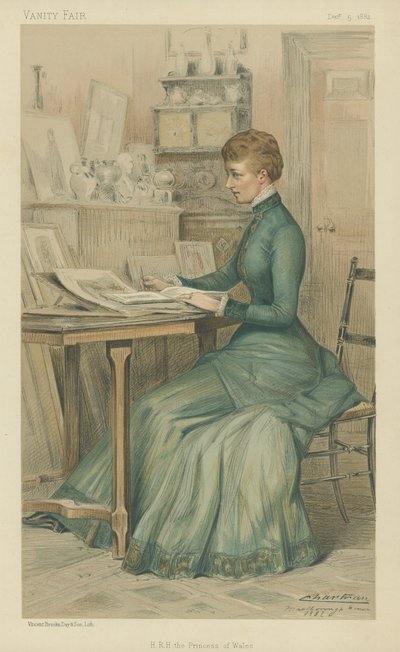 Her Royal Highness the Princess of Wales by Theobald Chartran