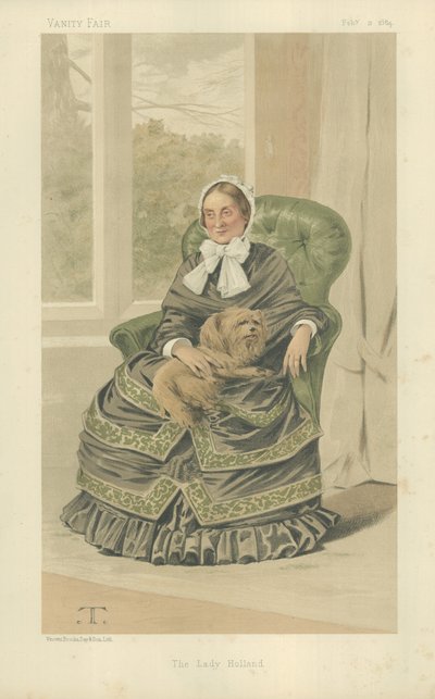 The Lady Holland by Theobald Chartran