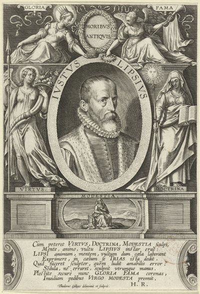 Portrait of Justus Lipsius by Theodoor Galle