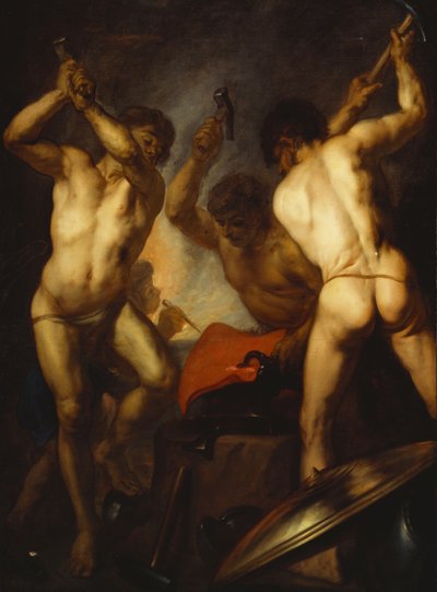The Forge of the Vulcan by Theodoor van Thulden