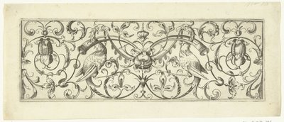 Herons with Garland (series title: Friezes with Birds and Stylized Foliage) by Theodor Bang