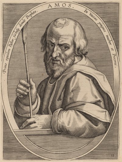 Amos by Theodor Galle after Jan van der Straet