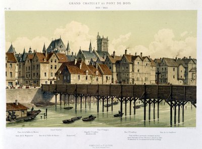 Le Grand Châtelet and the Wooden Bridge (1621-1643) - in 