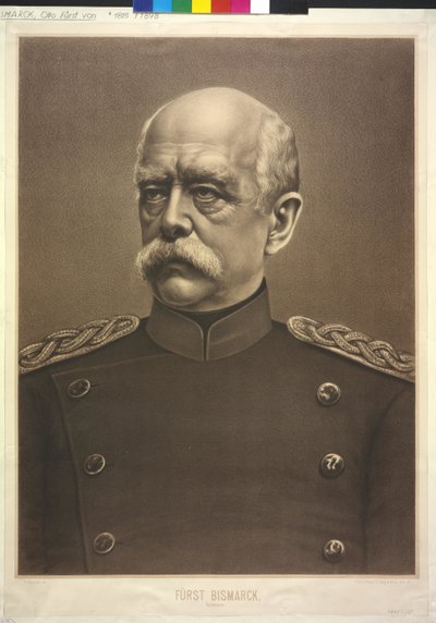 Chancellor of the Reich Count Bismarck by Theodor Mayerhofer