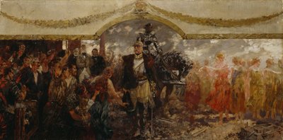 The People Render Homage to Bismarck, 1911 by Theodor Rocholl