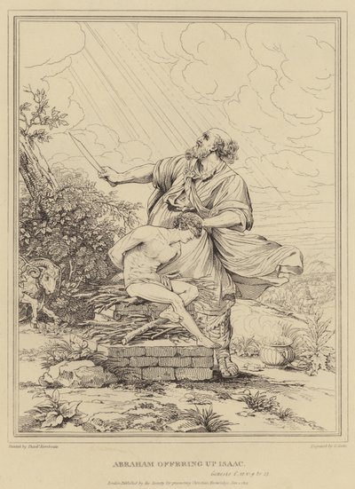 Abraham Offering Up Isaac, Genesis by Theodor Rombouts