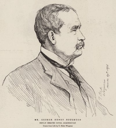 Mr George Henry Boughton by Theodore Blake Wirgman