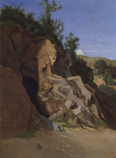 Landscape with a Cave by Theodore Caruelle d