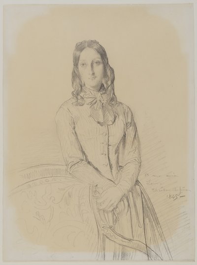Portrait of Madame Ravaisson by Théodore Chassériau