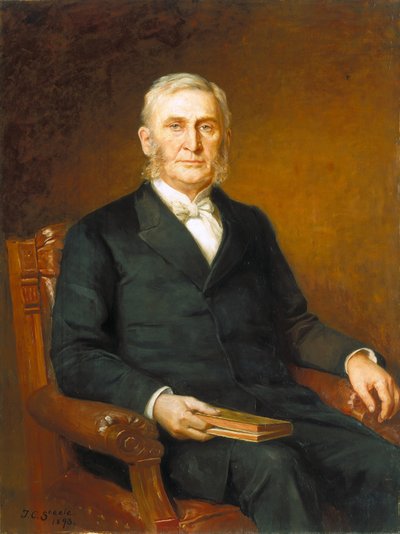 Portrait Of Reverend Nathaniel A. Hyde by Theodore Clement Steele