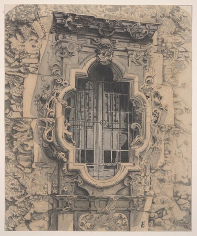 Rose Window, Mission San Jose by Theodore Gentilz