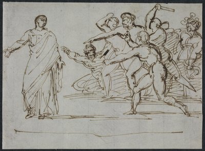 Assassination of Tiberius by Theodore Gericault