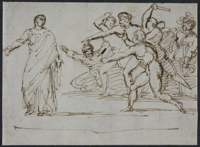 Assassination of Tiberius by Theodore Gericault