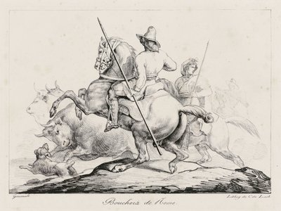Roman Butchers by Theodore Gericault