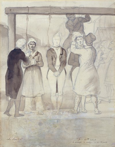 Execution in London (the Punishment) by Theodore Gericault