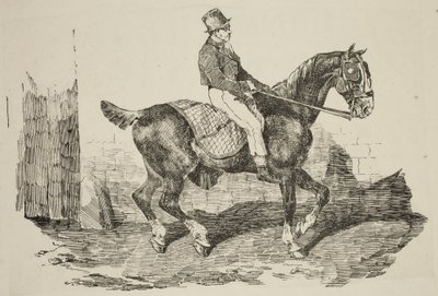 Carriage Horse Mounted by a Groom, 1820 by Theodore Gericault
