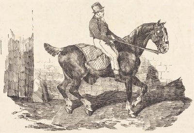 Groom Mounted on a Carriage-Horse by Theodore Gericault