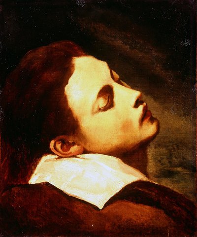 Head of a dead young man by Theodore Gericault