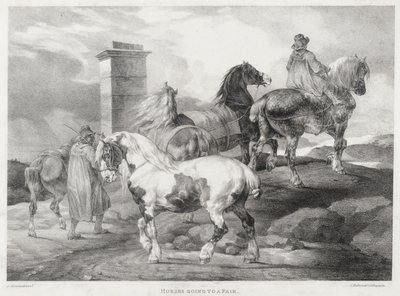 Horses Going to a Fair by Theodore Gericault