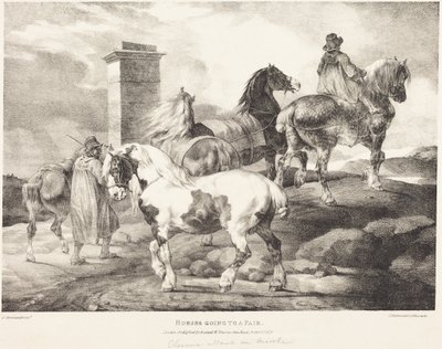 Horses Going to a Fair by Theodore Gericault