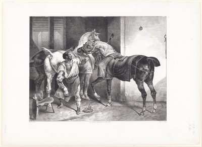 The English Farrier by Theodore Gericault