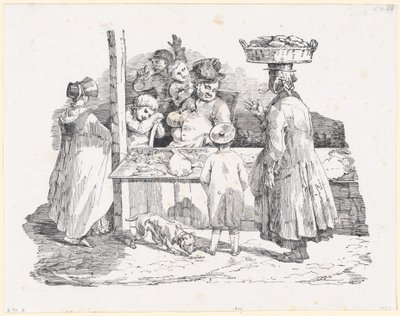 The Sleeping Fishmonger by Theodore Gericault