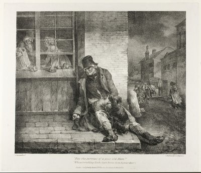 Pity the Sorrows of a Poor Old Man!... 1821 by Theodore Gericault