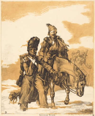 Retreat from Russia by Theodore Gericault