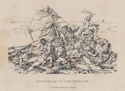 Shipwreck of the Medusa (The Raft of the Medusa) by Theodore Gericault
