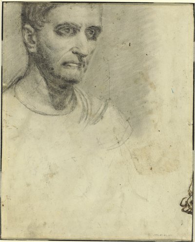 Study of a Man (verso) by Theodore Gericault