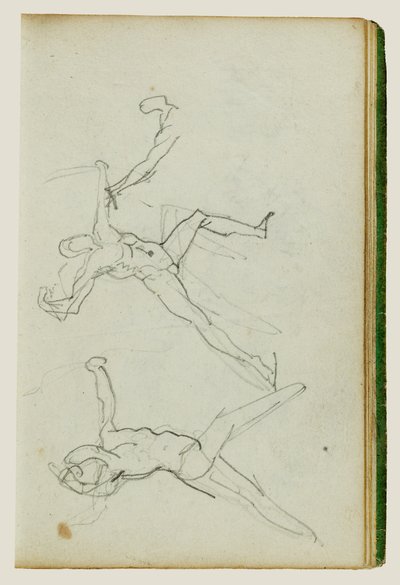 Three Studies of a Bowman by Theodore Gericault