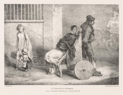Various Subjects Drawn from Life and on Stone: A Paralytic Woman by Theodore Gericault