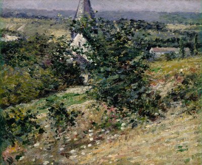 Old Church at Giverny by Theodore Robinson