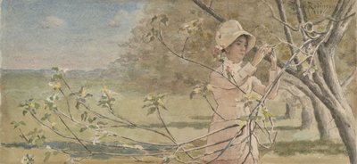 Under Green Apple Boughs by Theodore Robinson
