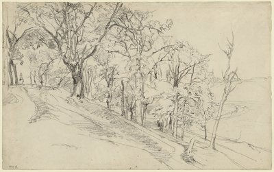 Forest in Boisrémond (recto); Cottage in a Forest (verso) by Theodore Rousseau